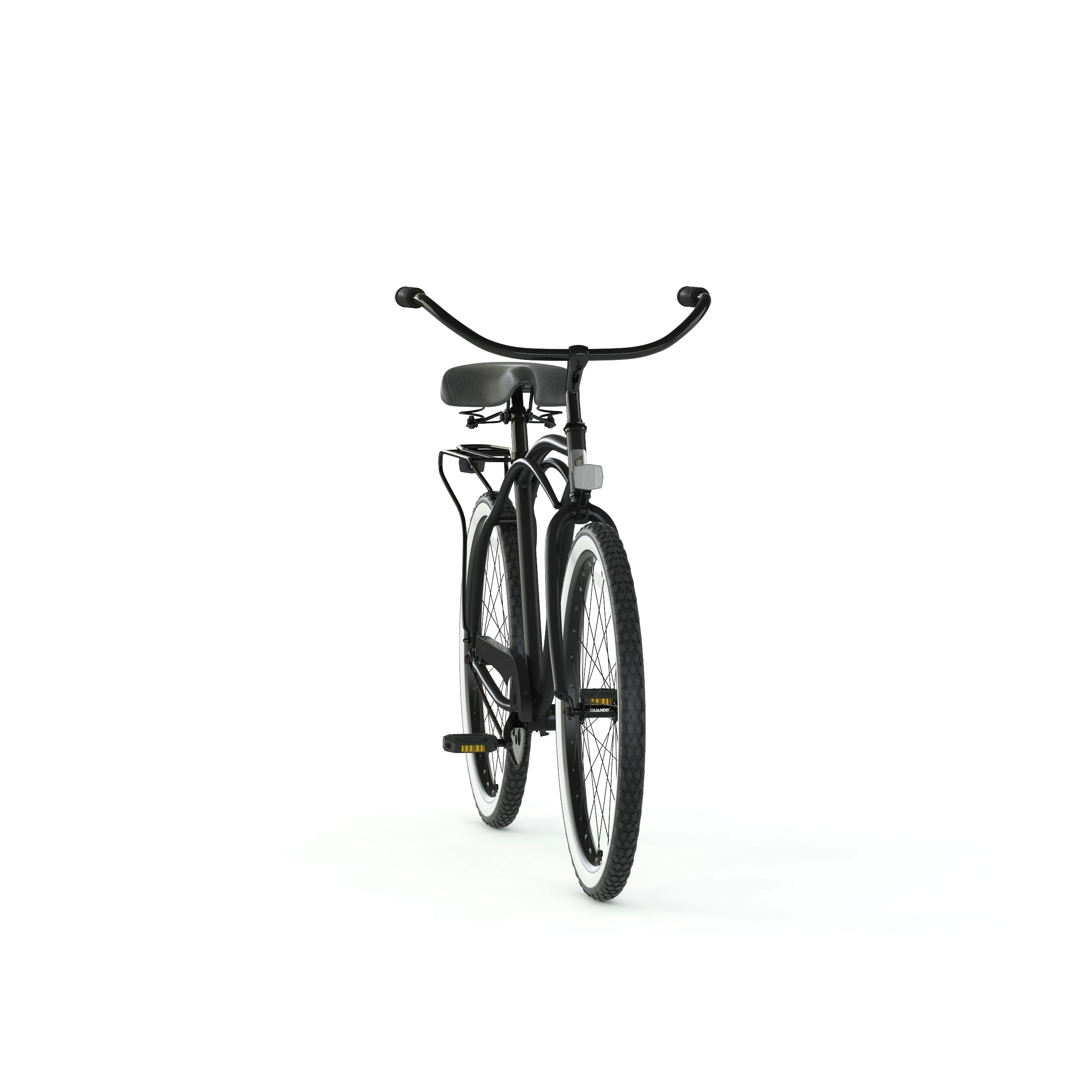 sixthreezero Around the Block Men's 24" 7 Speed Beach Cruiser Bicycle with Rear Rack