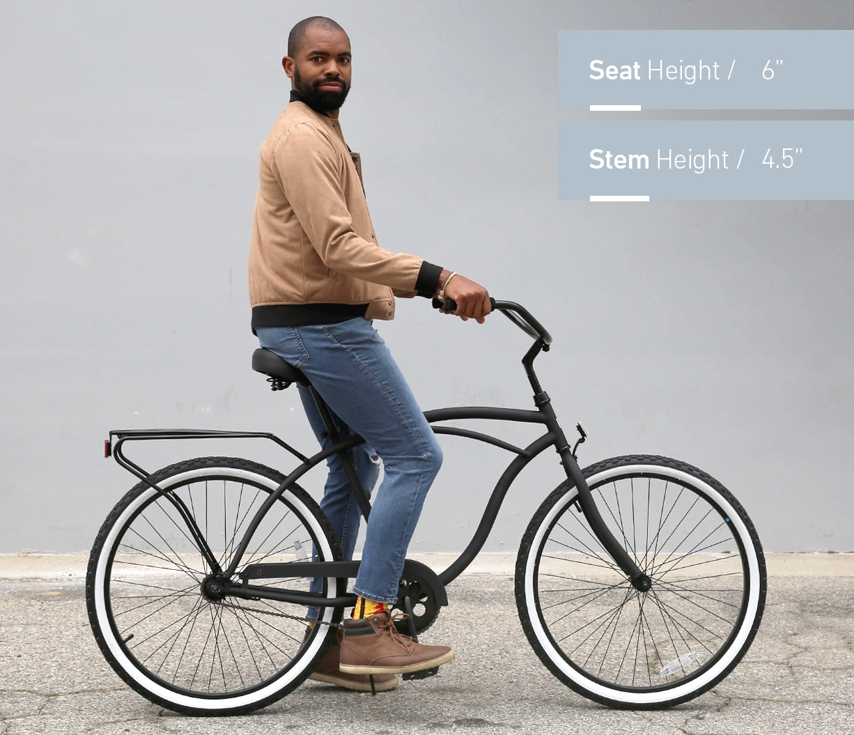sixthreezero Around the Block Men's 26" 7 Speed Cruiser Bicycle