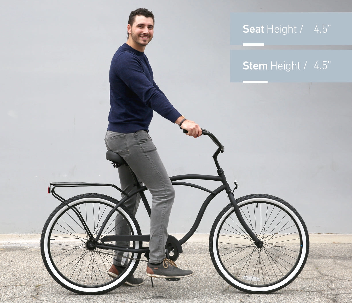 sixthreezero Around the Block Men's 26" 7 Speed Cruiser Bicycle