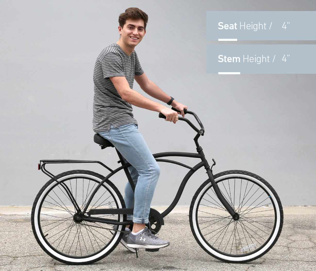 sixthreezero Around the Block Men's 26" 7 Speed Cruiser Bicycle