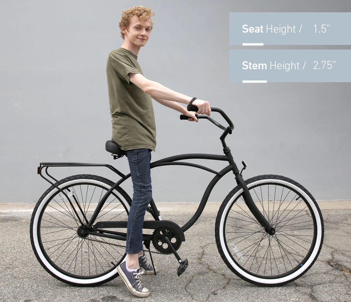 sixthreezero Around the Block Men's 26" 7 Speed Cruiser Bicycle