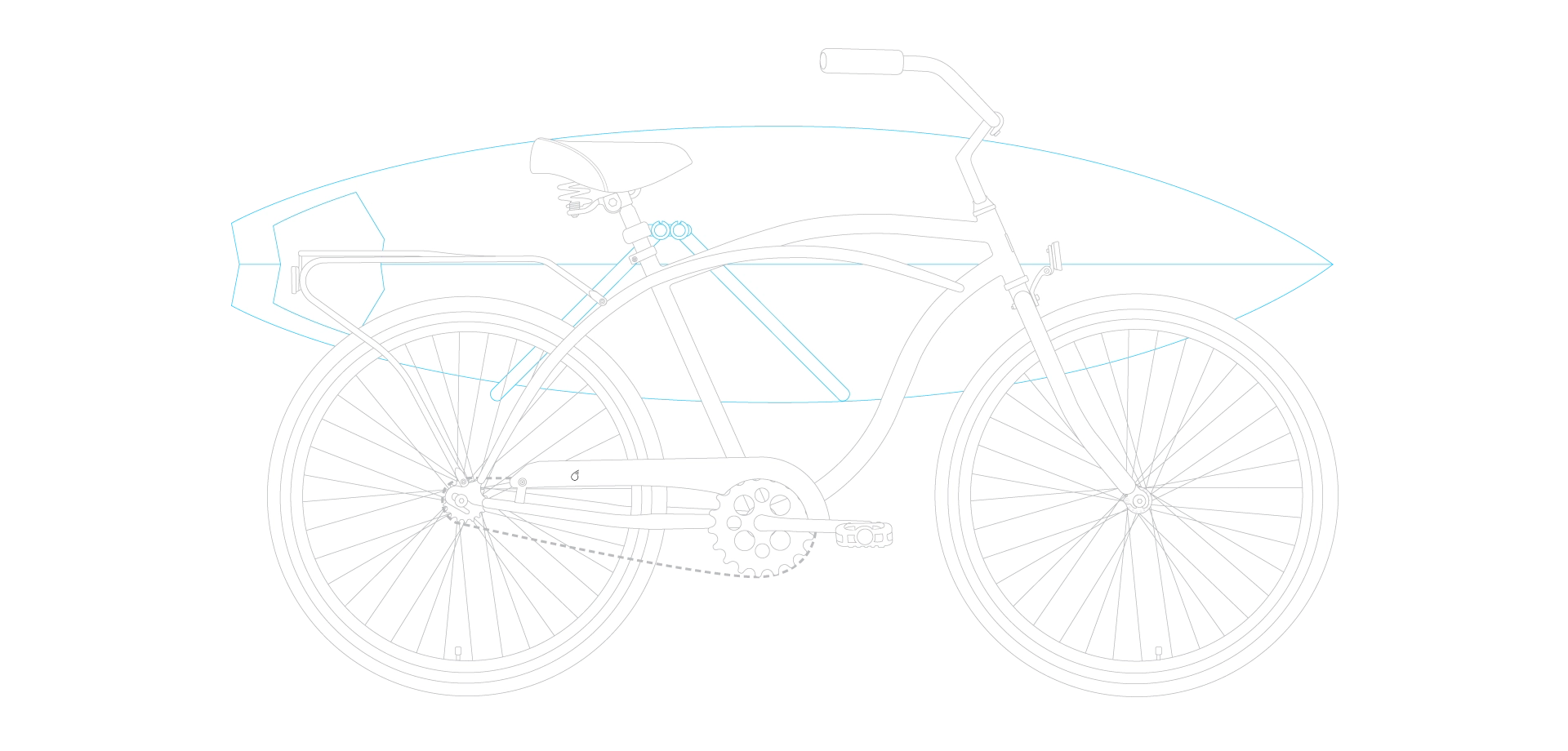 sixthreezero Around the Block Men's 26" 7 Speed Cruiser Bicycle