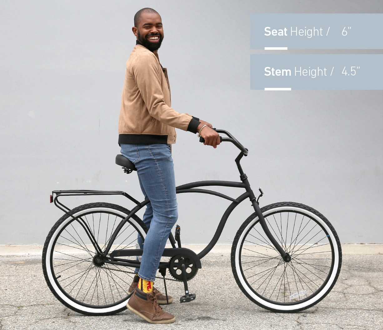 sixthreezero Around the Block Men's 26" 7 Speed Cruiser Bicycle