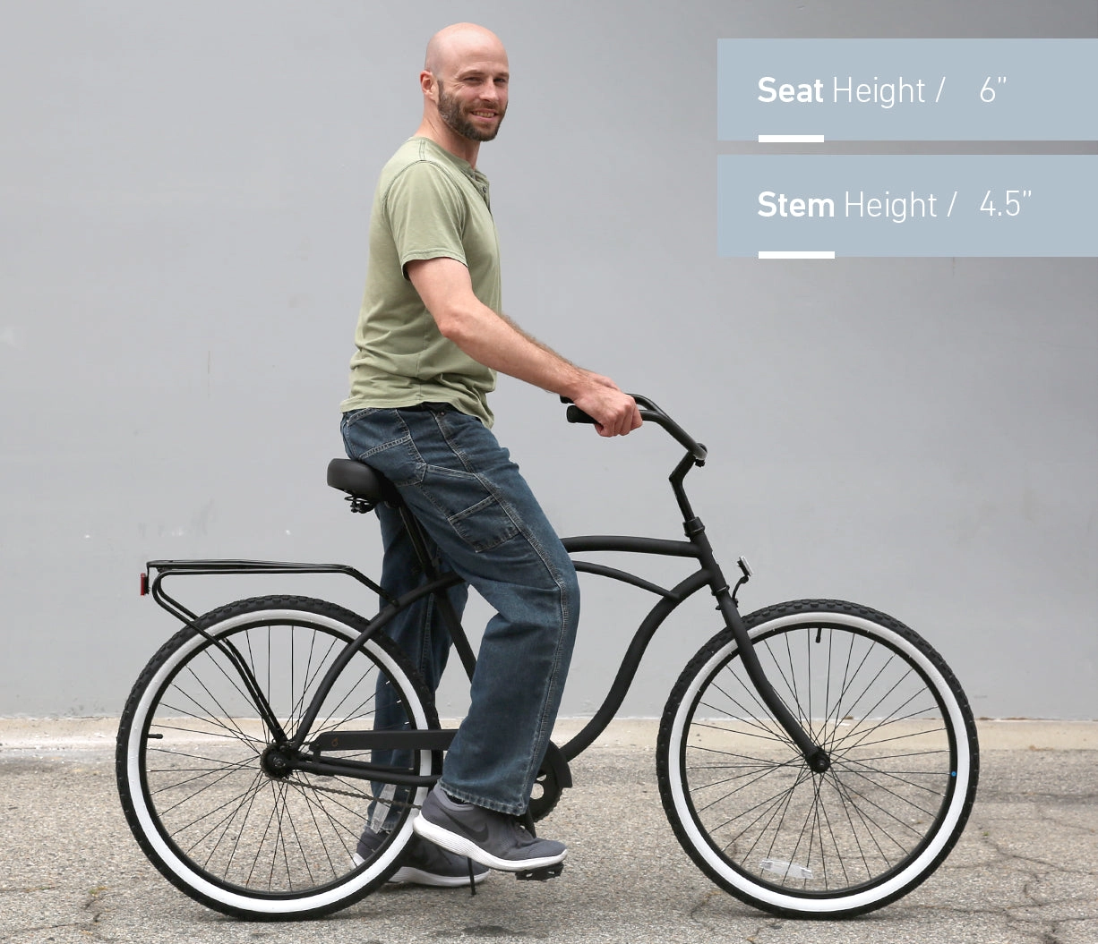sixthreezero Around the Block Men's 26" 7 Speed Cruiser Bicycle