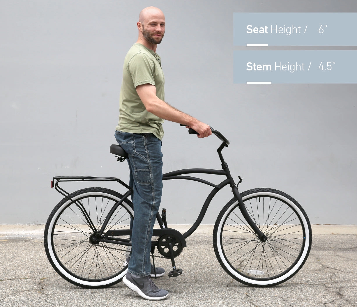 sixthreezero Around the Block Men's 26" 7 Speed Cruiser Bicycle