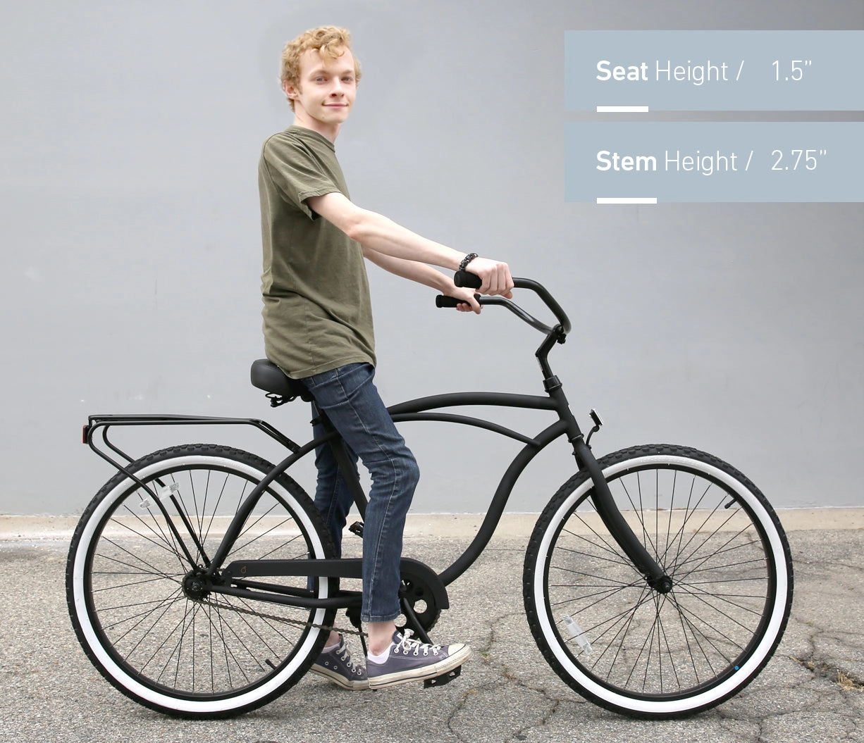 sixthreezero Around the Block Men's 26" 7 Speed Cruiser Bicycle
