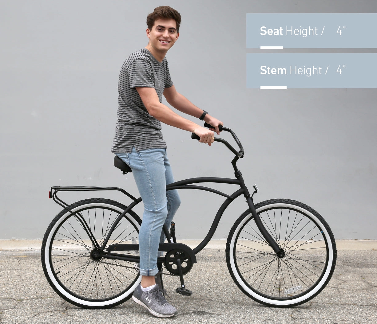 sixthreezero Around the Block Men's 26" 7 Speed Cruiser Bicycle