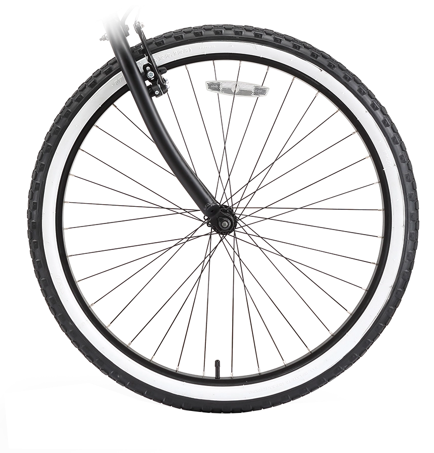 sixthreezero Around the Block Women's 24" Single Speed Beach Cruiser Bicycle with Rear Rack