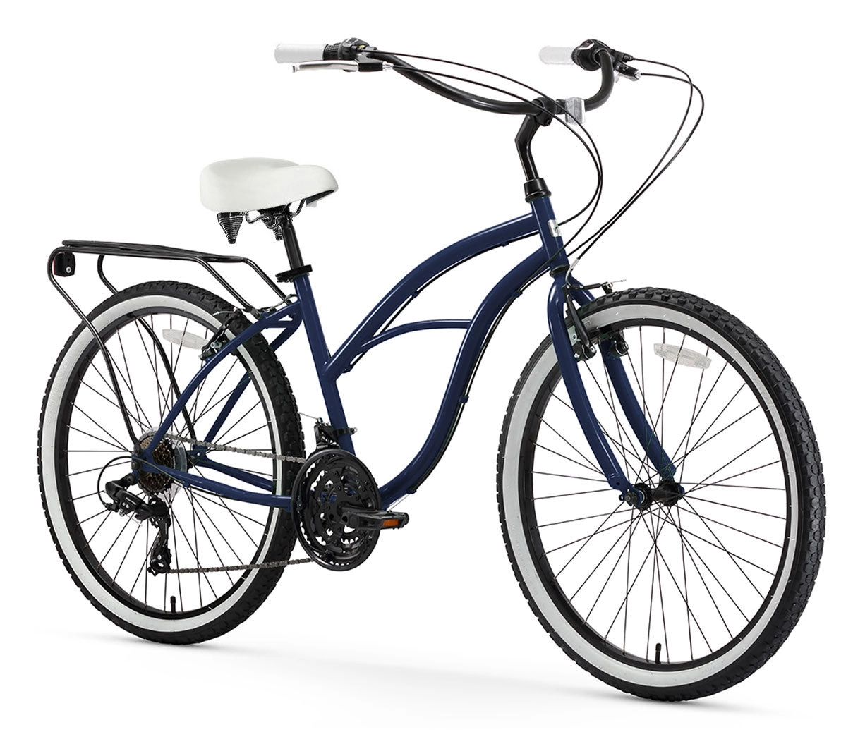 sixthreezero Around the Block Women's 26" 21 Speed Cruiser Bicycle