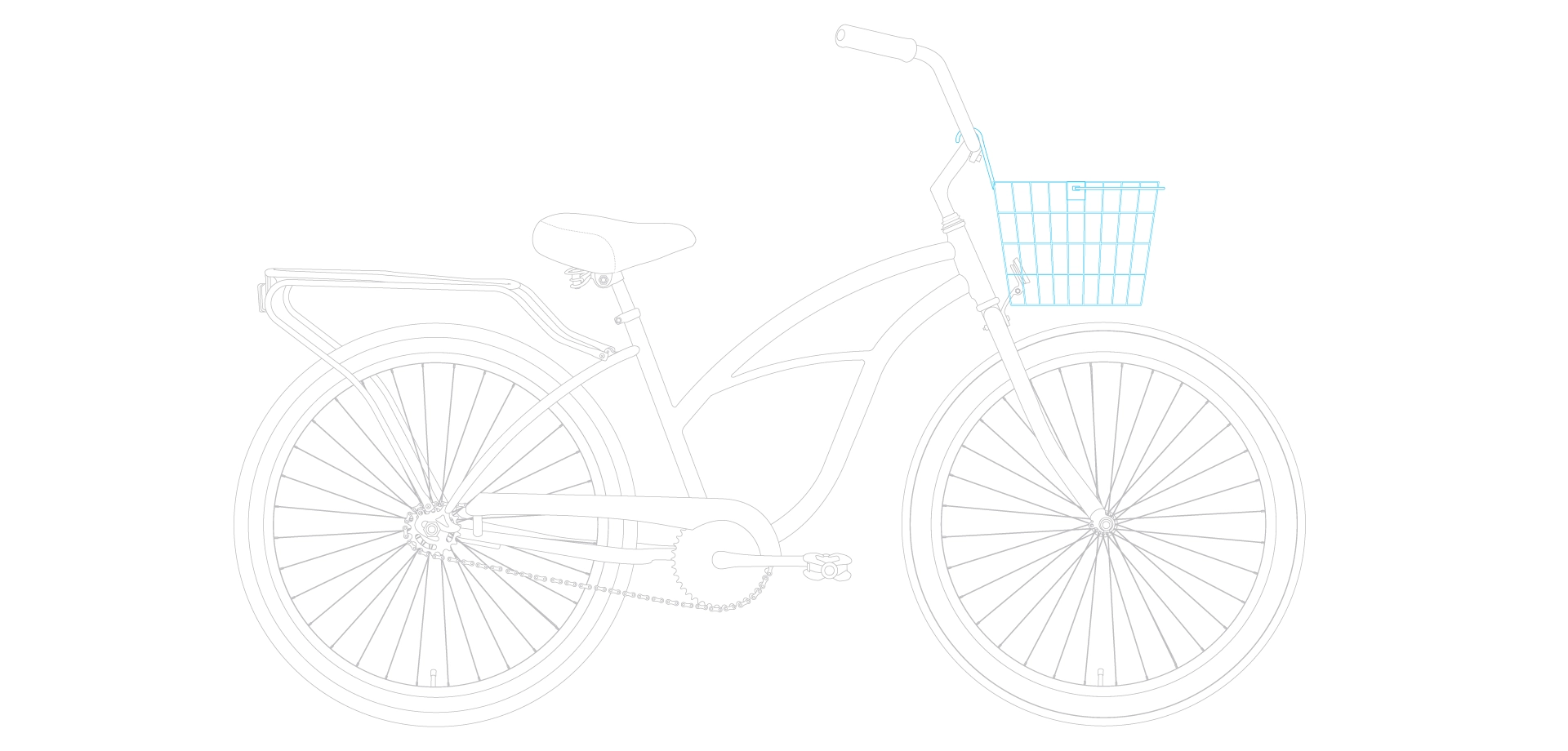sixthreezero Around the Block Women's 26" 3 Speed Cruiser Bicycle