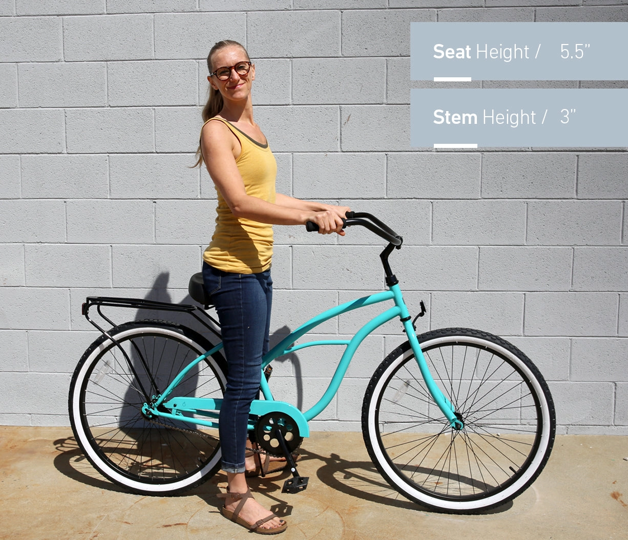 sixthreezero Around the Block Women's 26" 3 Speed Cruiser Bicycle