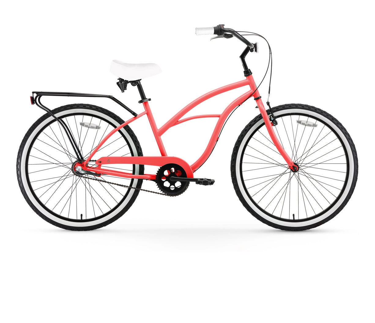sixthreezero Around the Block Women's 26" 3 Speed Cruiser Bicycle