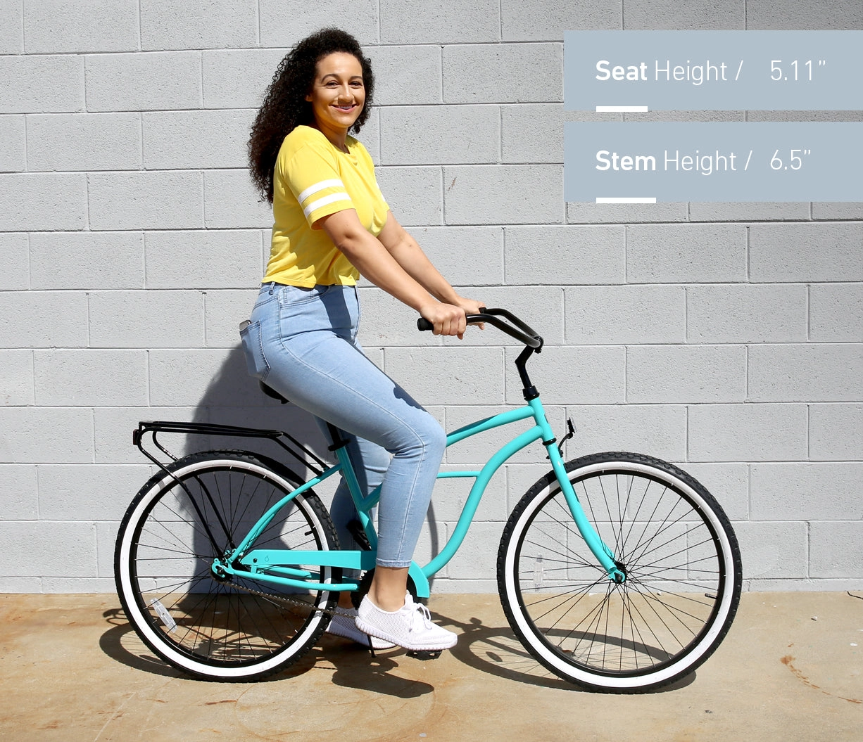 sixthreezero Around the Block Women's 26" 3 Speed Cruiser Bicycle