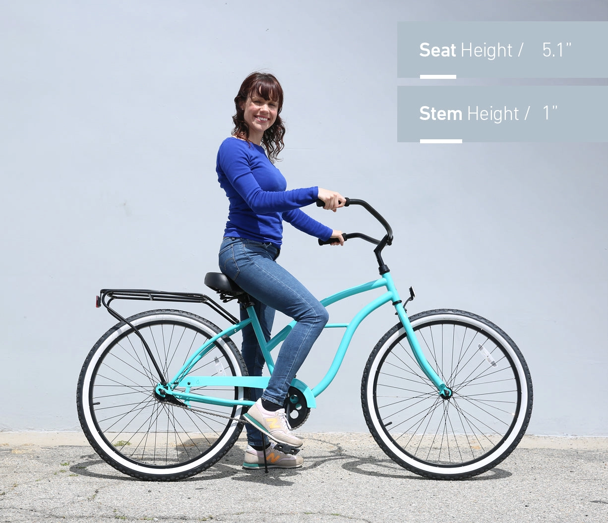 sixthreezero Around the Block Women's 26" 3 Speed Cruiser Bicycle