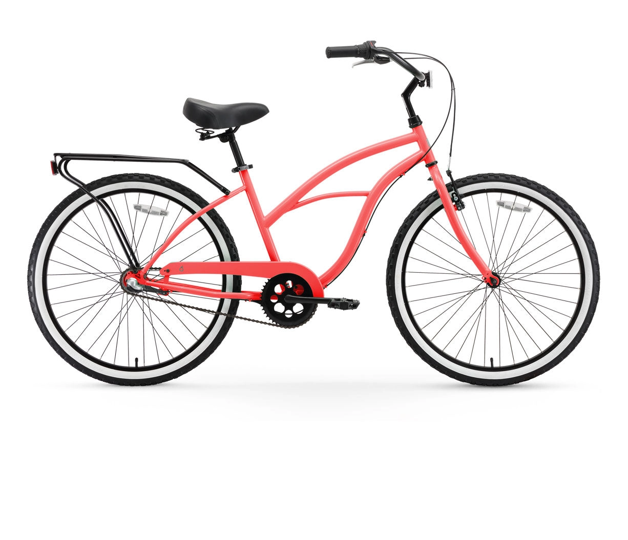 sixthreezero Around the Block Women's 26" 3 Speed Cruiser Bicycle
