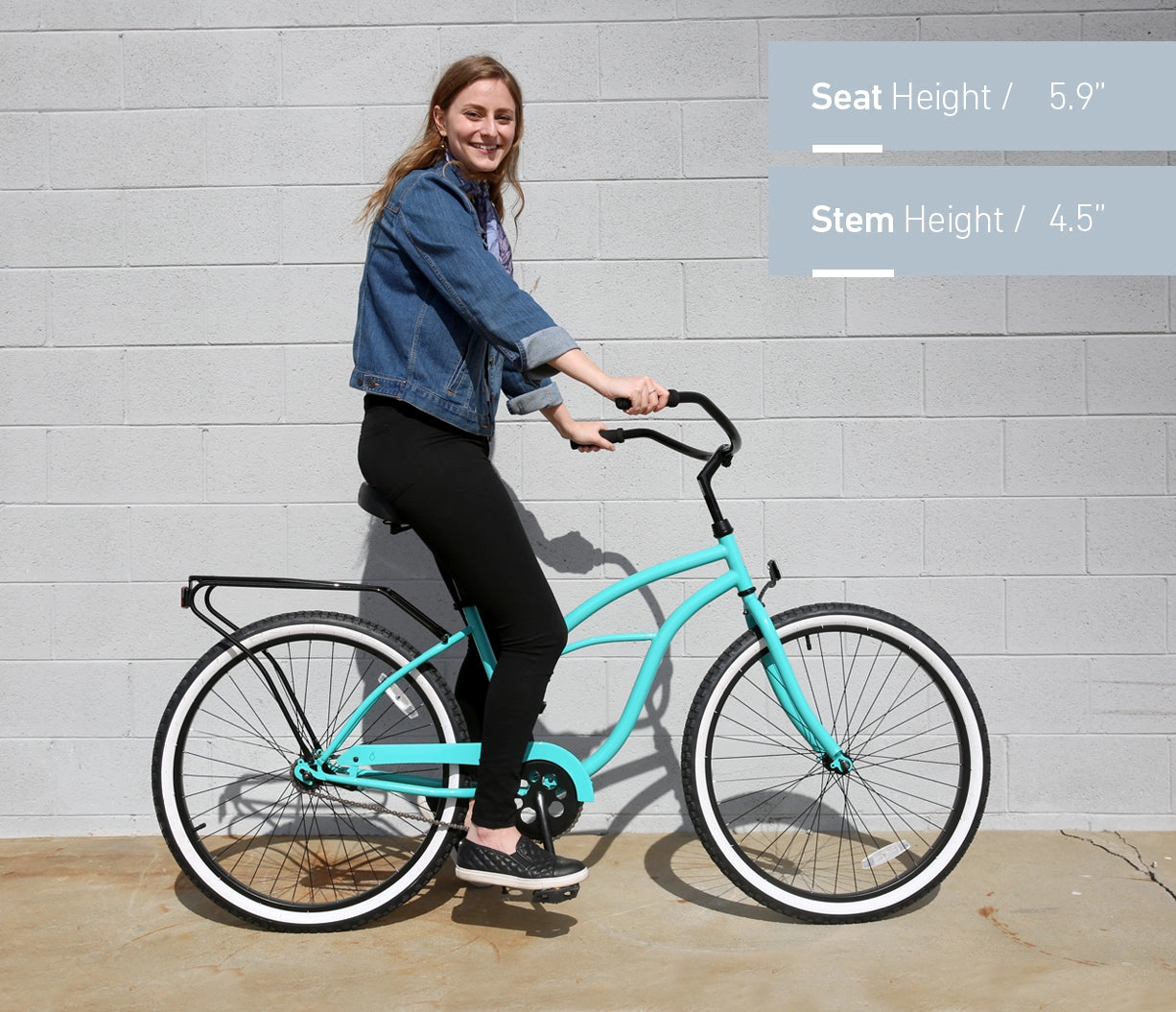 sixthreezero Around the Block Women's 26" 3 Speed Cruiser Bicycle