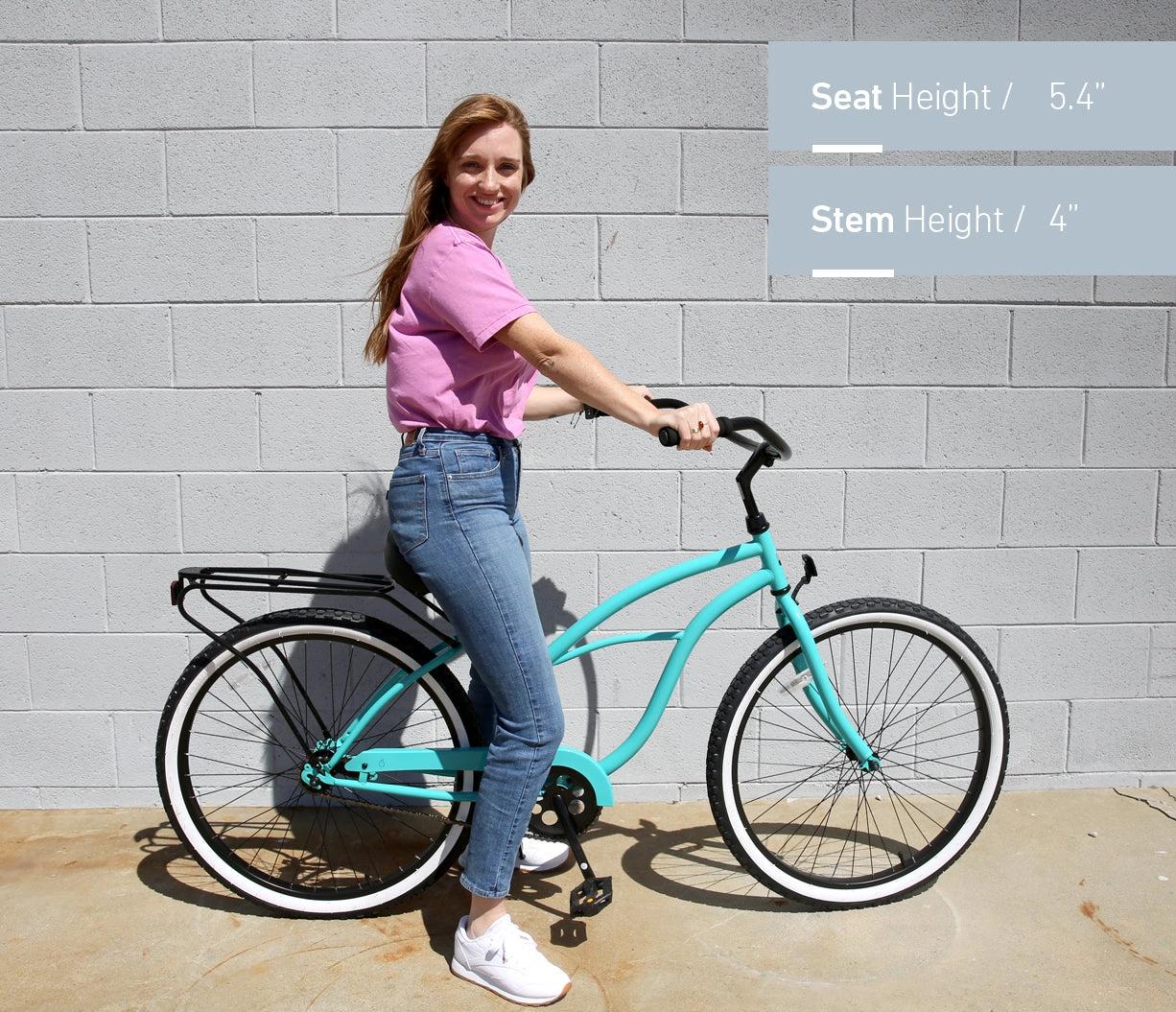 sixthreezero Around the Block Women's 26" 3 Speed Cruiser Bicycle