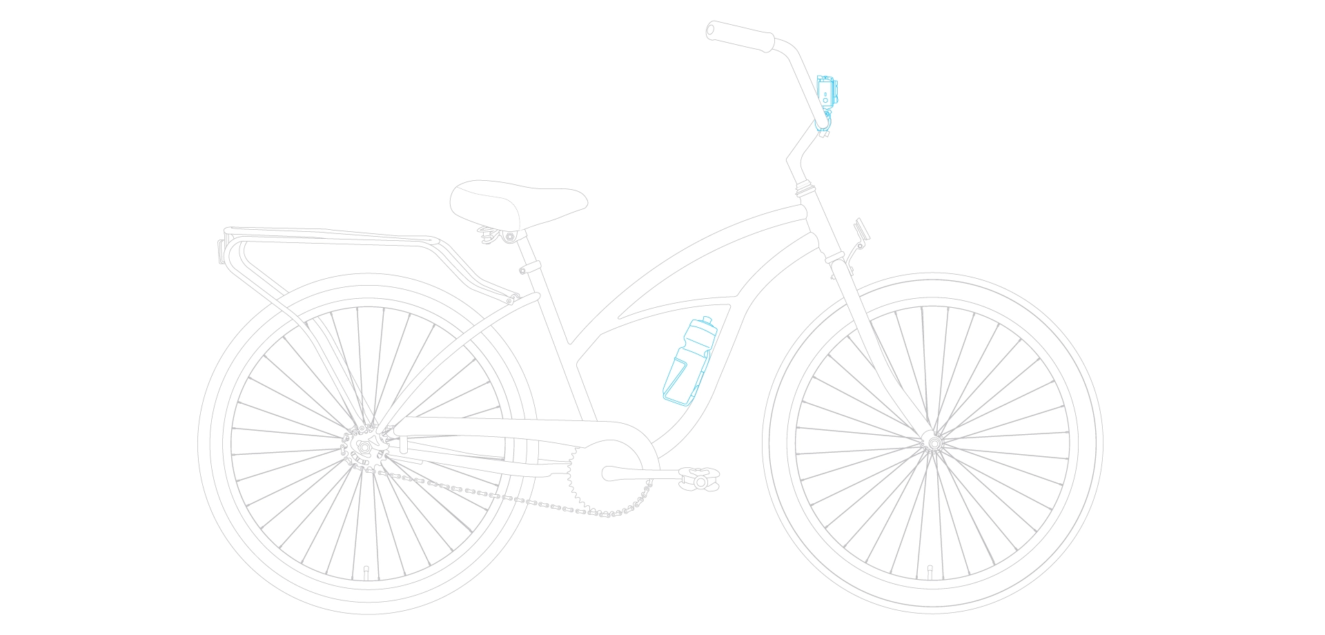 sixthreezero Around the Block Women's 26" 3 Speed Cruiser Bicycle