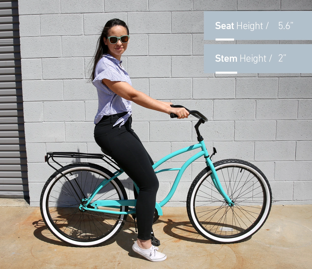 sixthreezero Around the Block Women's 26" 3 Speed Cruiser Bicycle