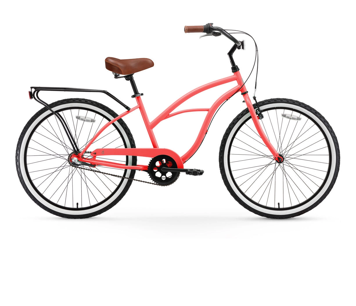 sixthreezero Around the Block Women's 26" 3 Speed Cruiser Bicycle