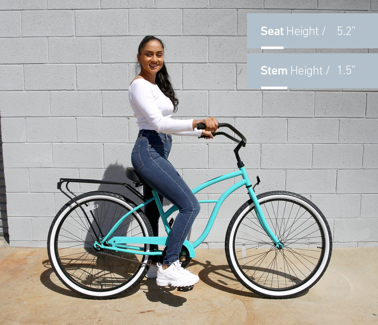 sixthreezero Around the Block Women's 26" 3 Speed Cruiser Bicycle