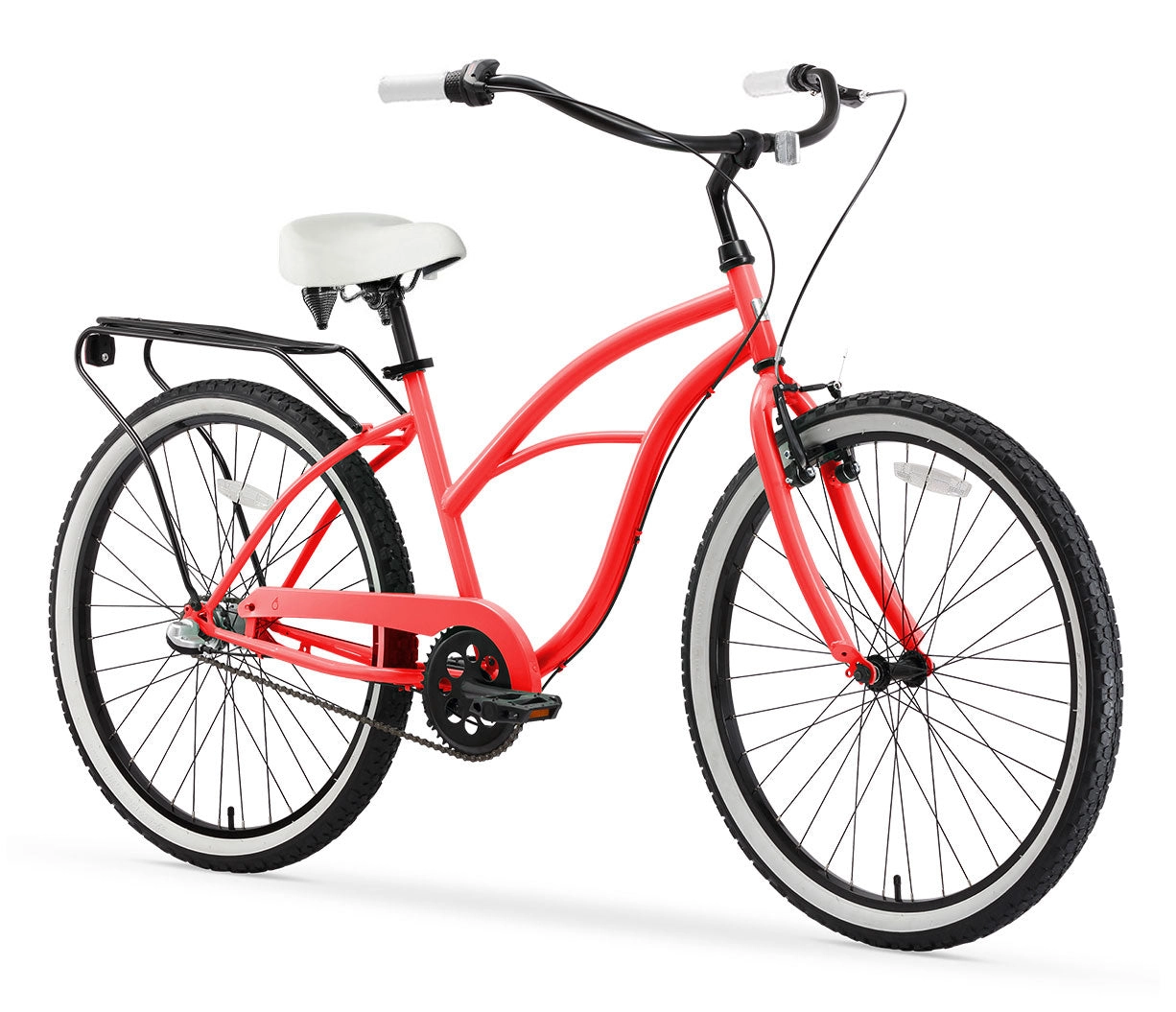 sixthreezero Around the Block Women's 26" 3 Speed Cruiser Bicycle