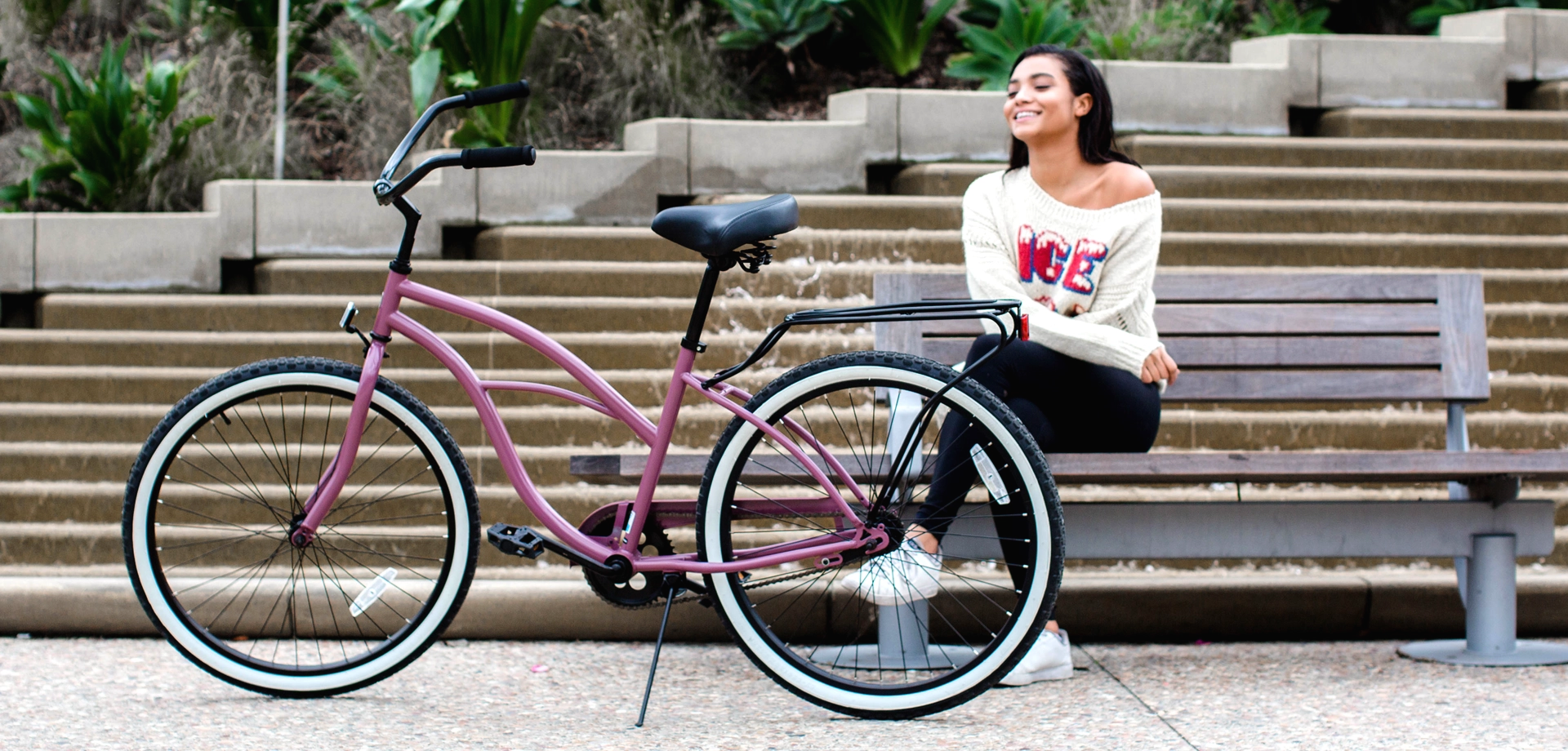 sixthreezero Around the Block Women's 26" 3 Speed Cruiser Bicycle