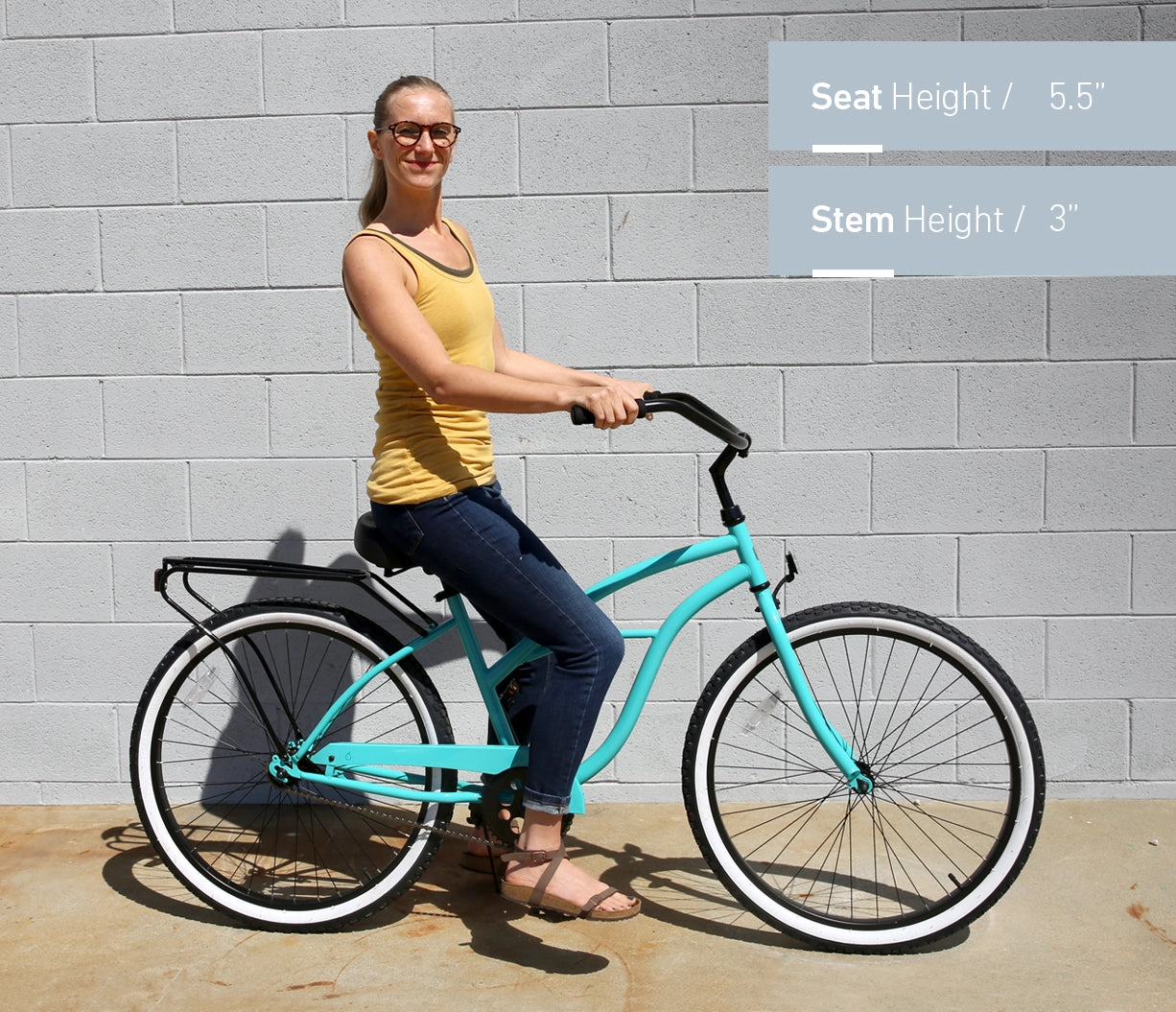 sixthreezero Around the Block Women's 26" 3 Speed Cruiser Bicycle
