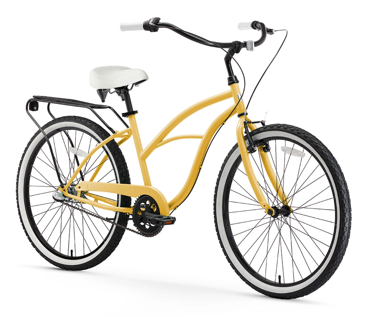 sixthreezero Around the Block Women's 26" 3 Speed Cruiser Bicycle