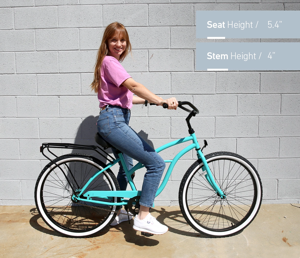 sixthreezero Around the Block Women's 26" 3 Speed Cruiser Bicycle