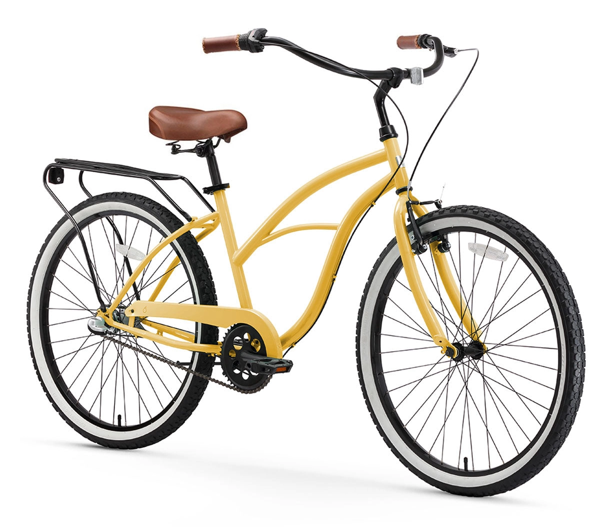 sixthreezero Around the Block Women's 26" 3 Speed Cruiser Bicycle