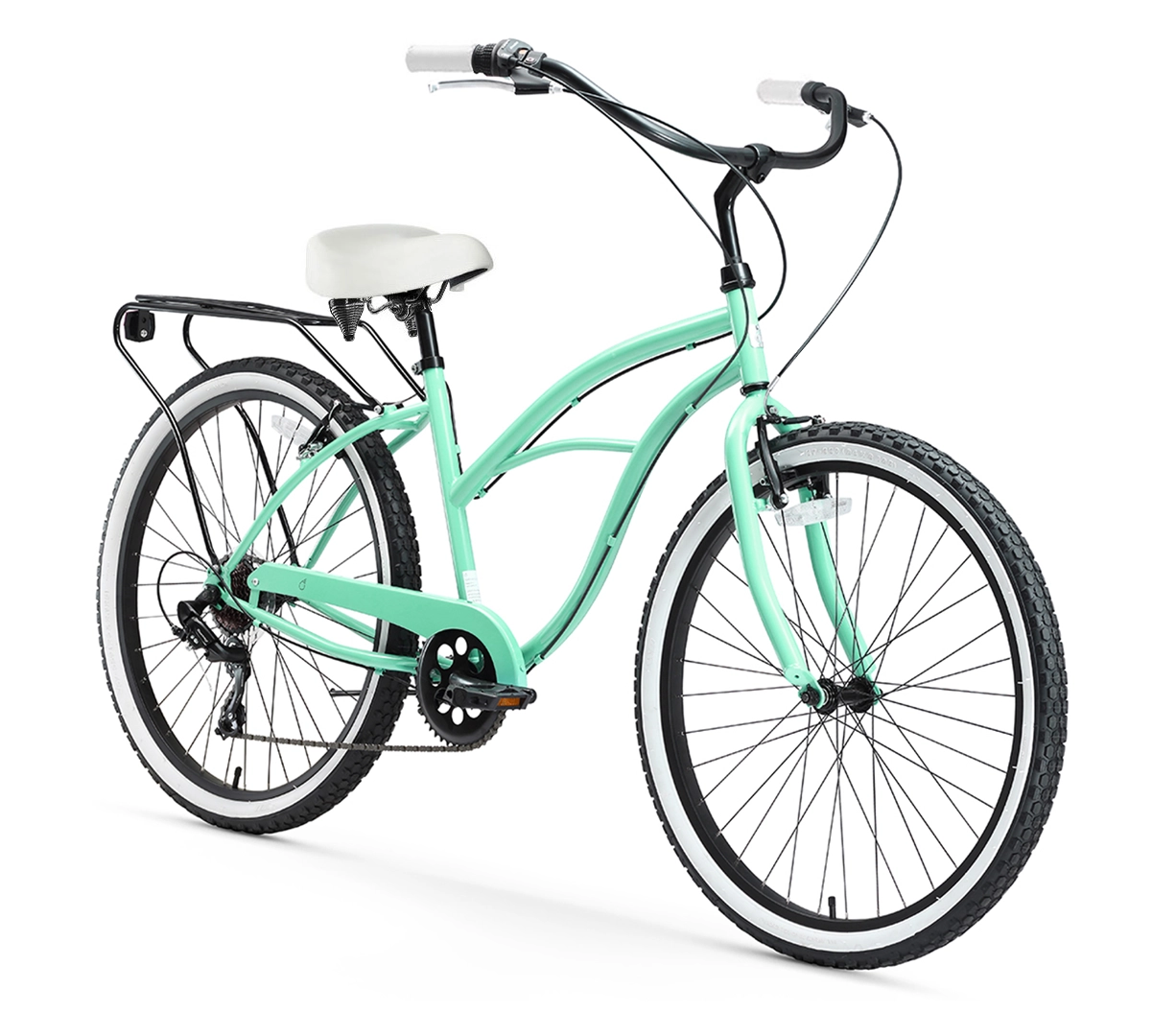 sixthreezero Around the Block Women's 26" 7 Speed Cruiser Bicycle