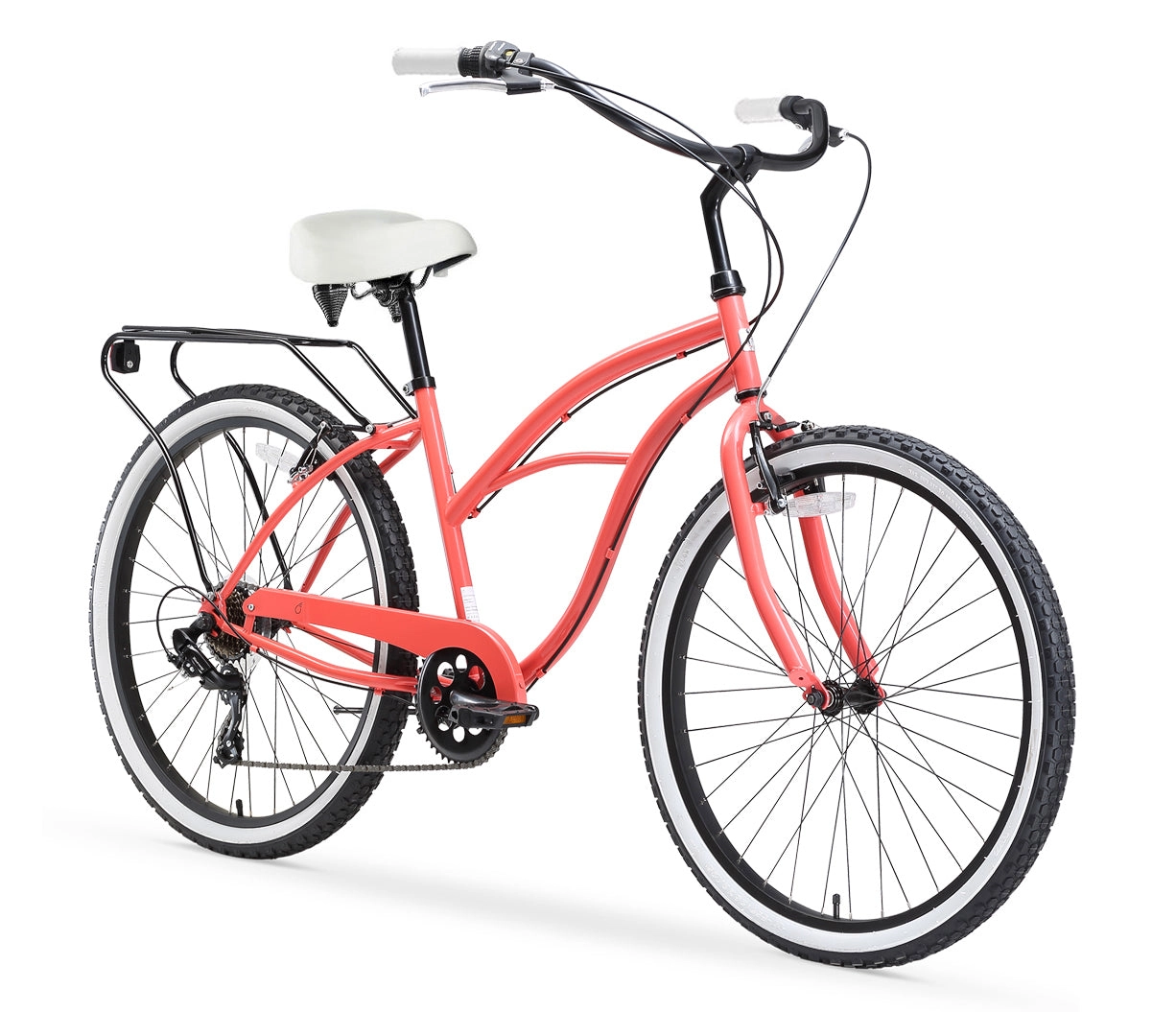 sixthreezero Around the Block Women's 26" 7 Speed Cruiser Bicycle