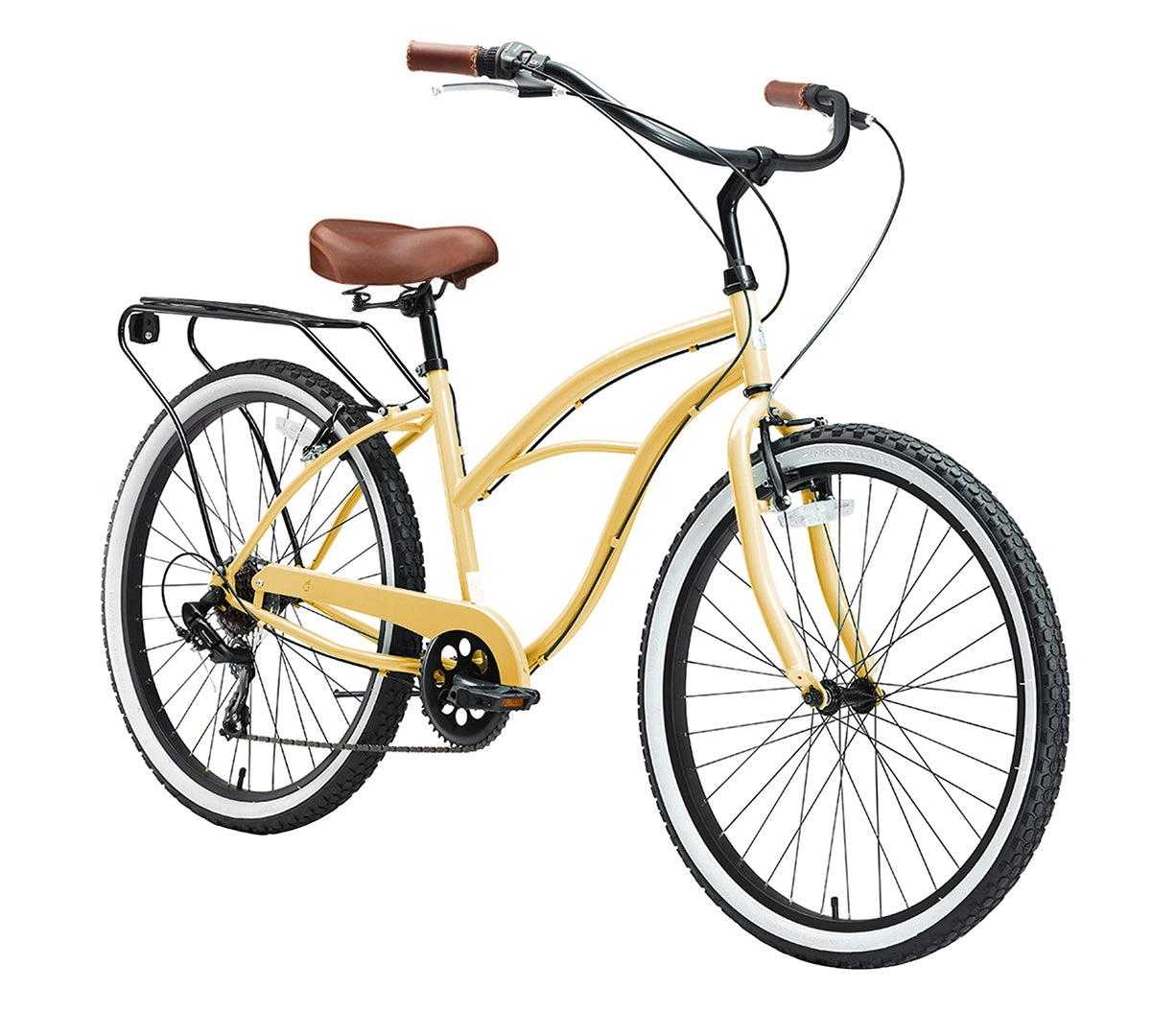 sixthreezero Around the Block Women's 26" 7 Speed Cruiser Bicycle