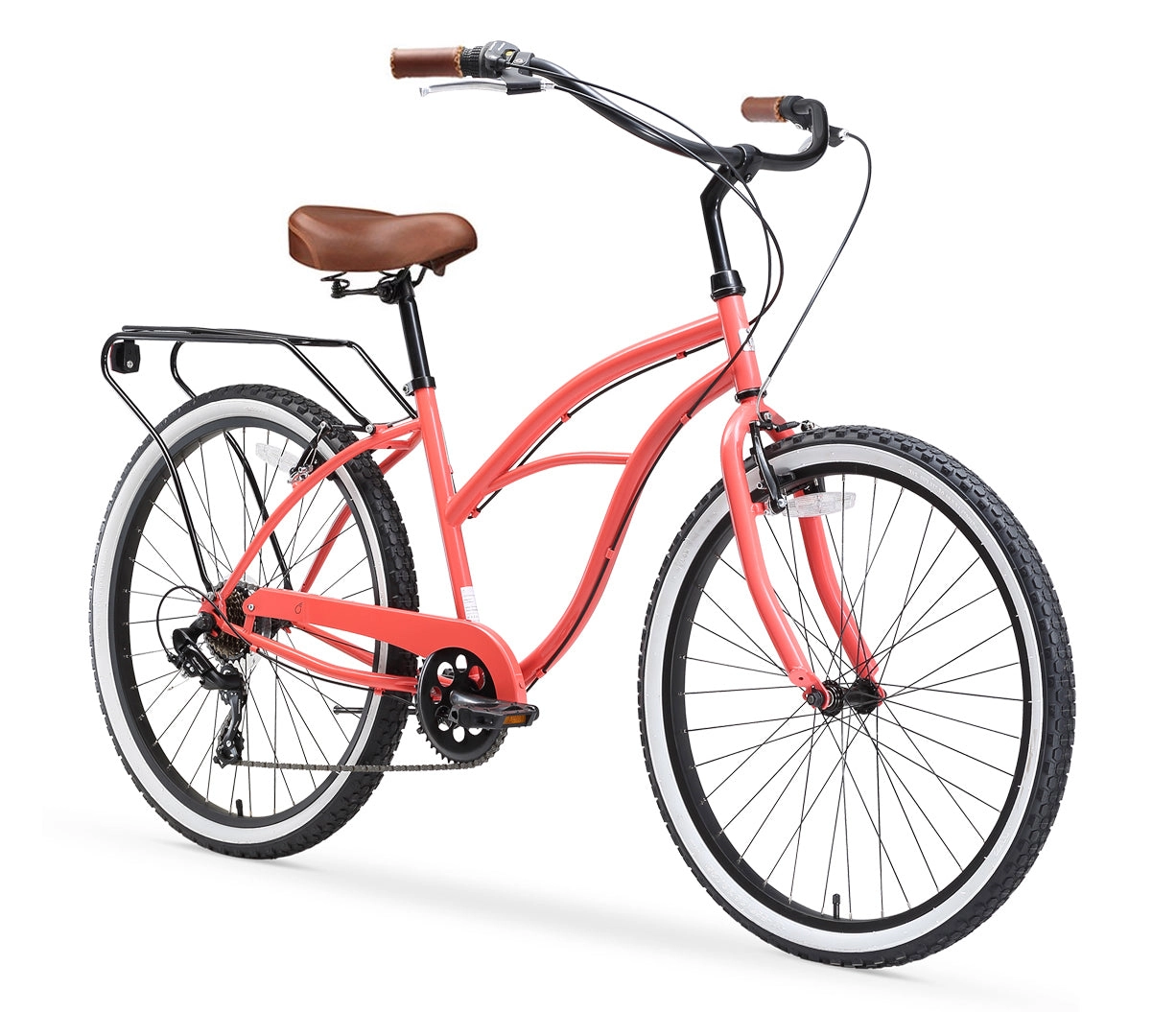sixthreezero Around the Block Women's 26" 7 Speed Cruiser Bicycle