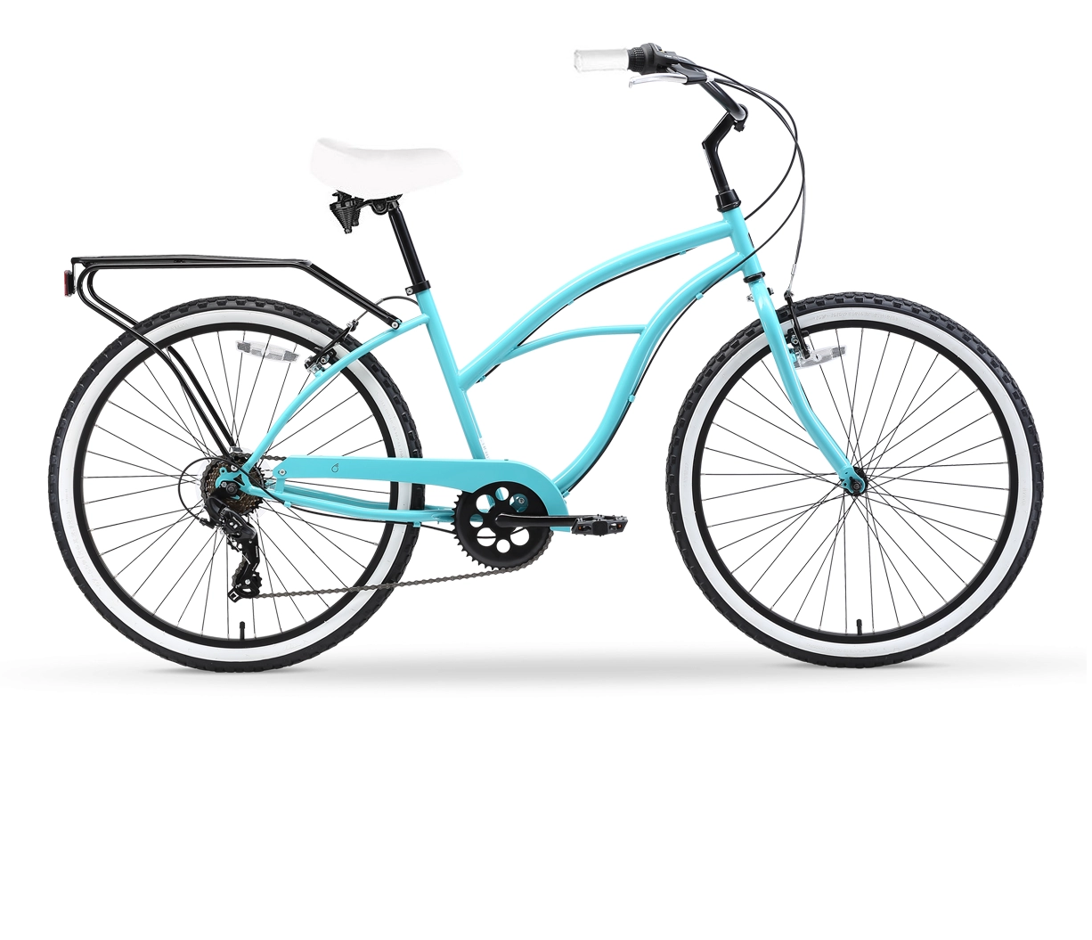 sixthreezero Around the Block Women's 26" 7 Speed Cruiser Bicycle