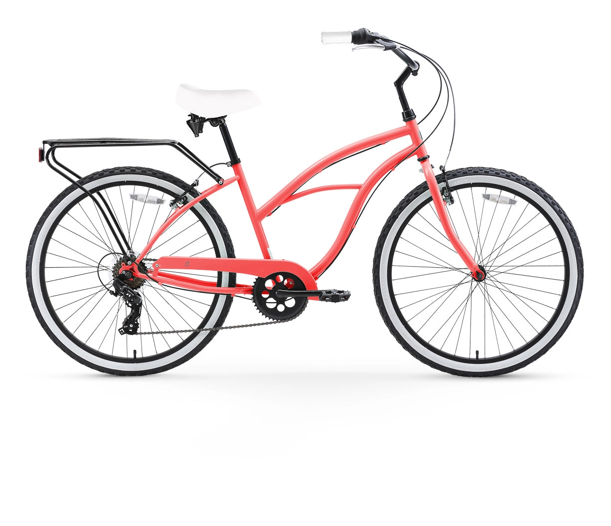 sixthreezero Around the Block Women's 26" 7 Speed Cruiser Bicycle