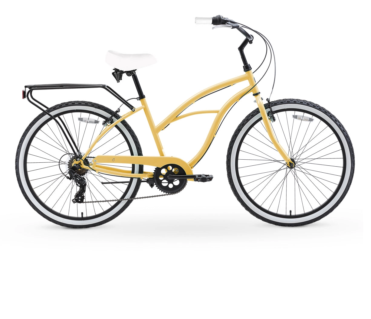 sixthreezero Around the Block Women's 26" 7 Speed Cruiser Bicycle