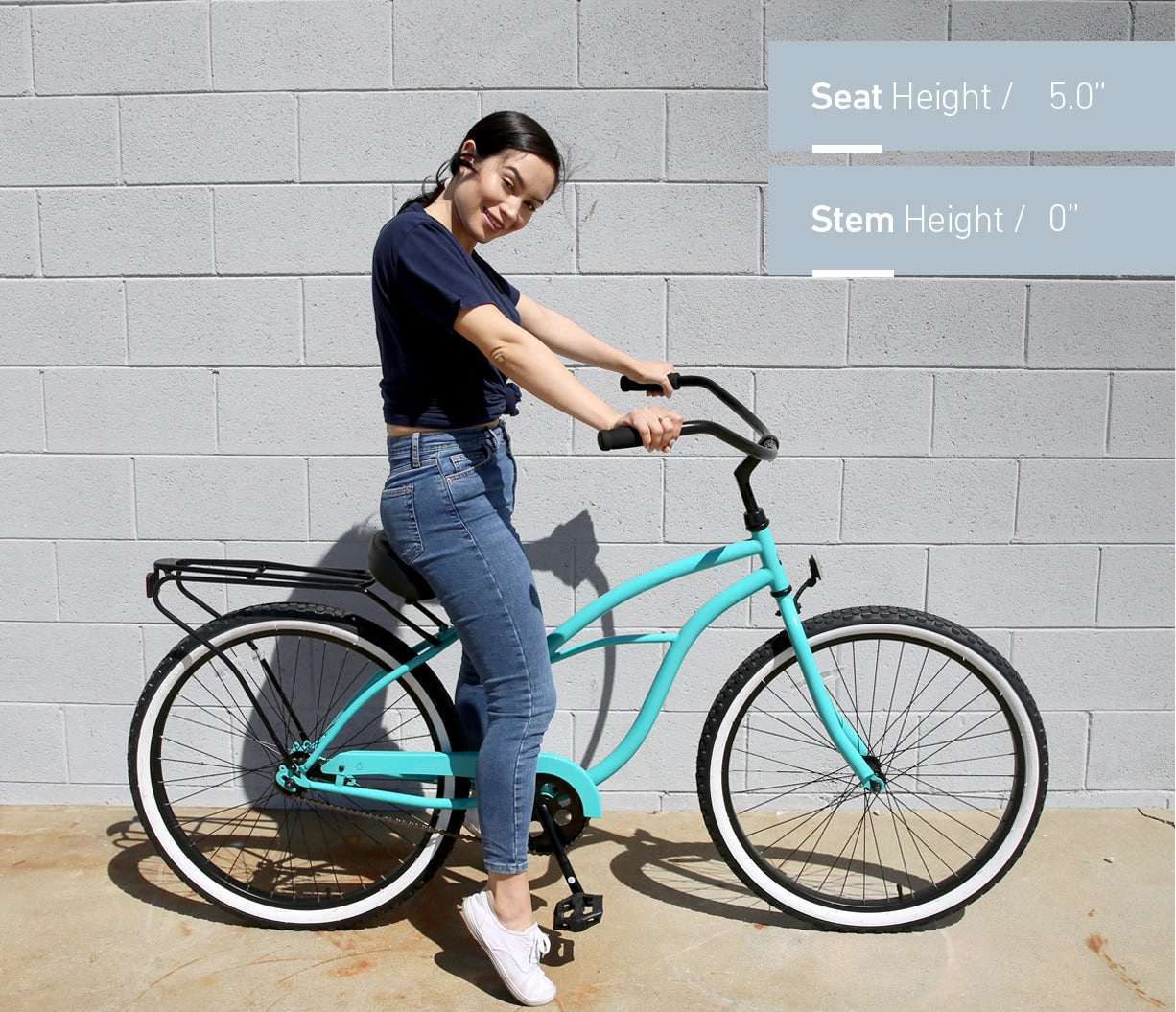 sixthreezero Around the Block Women's 26" 7 Speed Cruiser Bicycle
