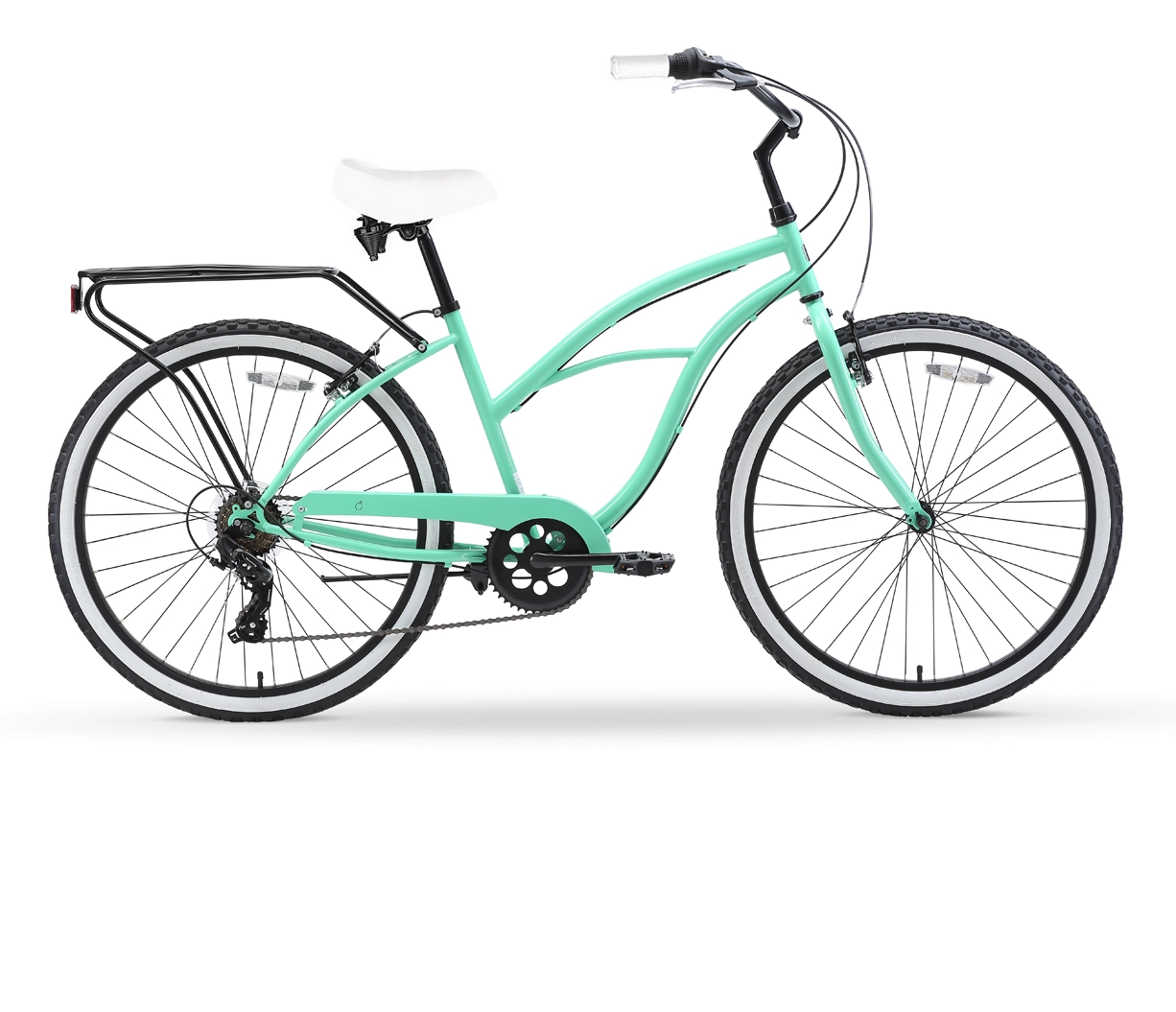 sixthreezero Around the Block Women's 26" 7 Speed Cruiser Bicycle