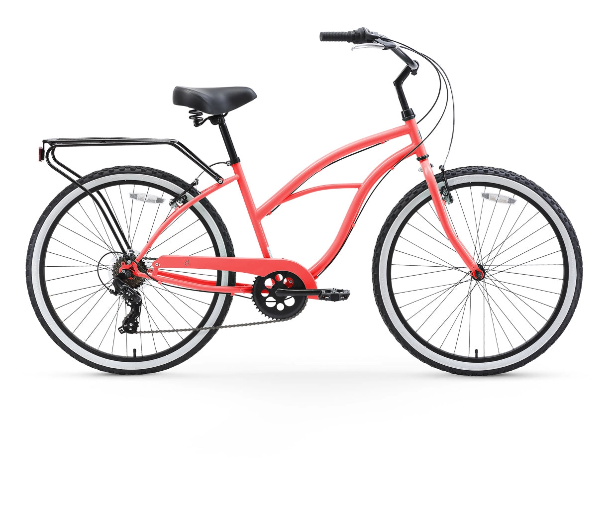 sixthreezero Around the Block Women's 26" 7 Speed Cruiser Bicycle