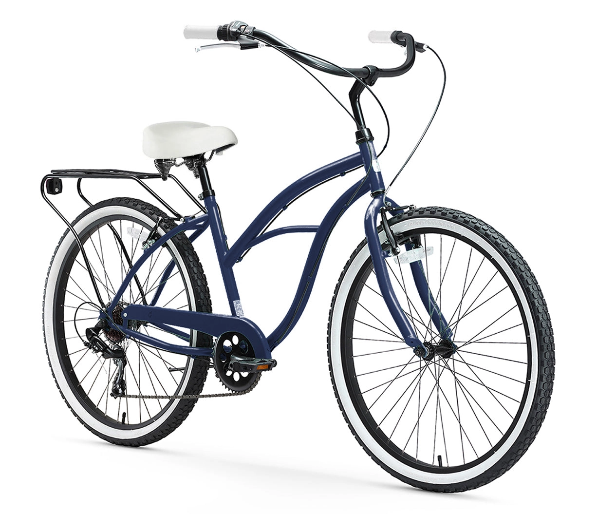 sixthreezero Around the Block Women's 26" 7 Speed Cruiser Bicycle