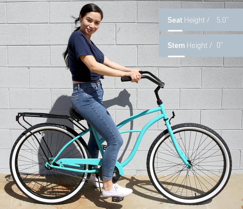 sixthreezero Around the Block Women's 26" Single Speed Cruiser Bicycle
