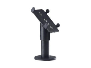 SpacePole DuraTilt with MultiGrip Plate - Mounting kit (mount, mounting adapter, pole) - for credit card terminal - steel - black VER925-D-MN-02