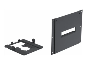 SpacePole - Mounting component (plate cover) - for printer - metal - black - floor mountable, wall-mountable, counter - for Epson SPK604-02