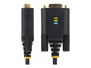 StarTech.com 3ft (1m) USB to Serial Adapter Cable, Interchangeable DB9 Screws/Nuts, COM Retention, USB-A to DB9 RS232, FTDI IC, 1P3FFCB-USB-SERIAL