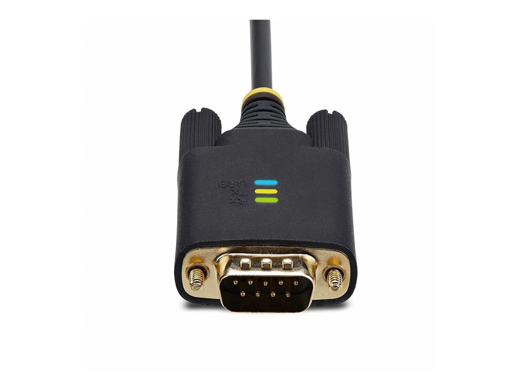 StarTech.com 6.6ft (2m) USB to Serial Adapter Cable, COM Retention, RS232 - USB / serial cable - USB (M) to DB-9 (M) screwable 1P6FFC-USB-SERIAL