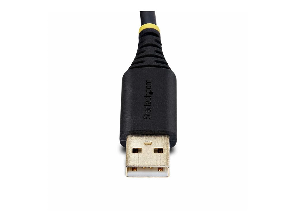 StarTech.com 6.6ft (2m) USB to Serial Adapter Cable, COM Retention, RS232 - USB / serial cable - USB (M) to DB-9 (M) screwable 1P6FFC-USB-SERIAL