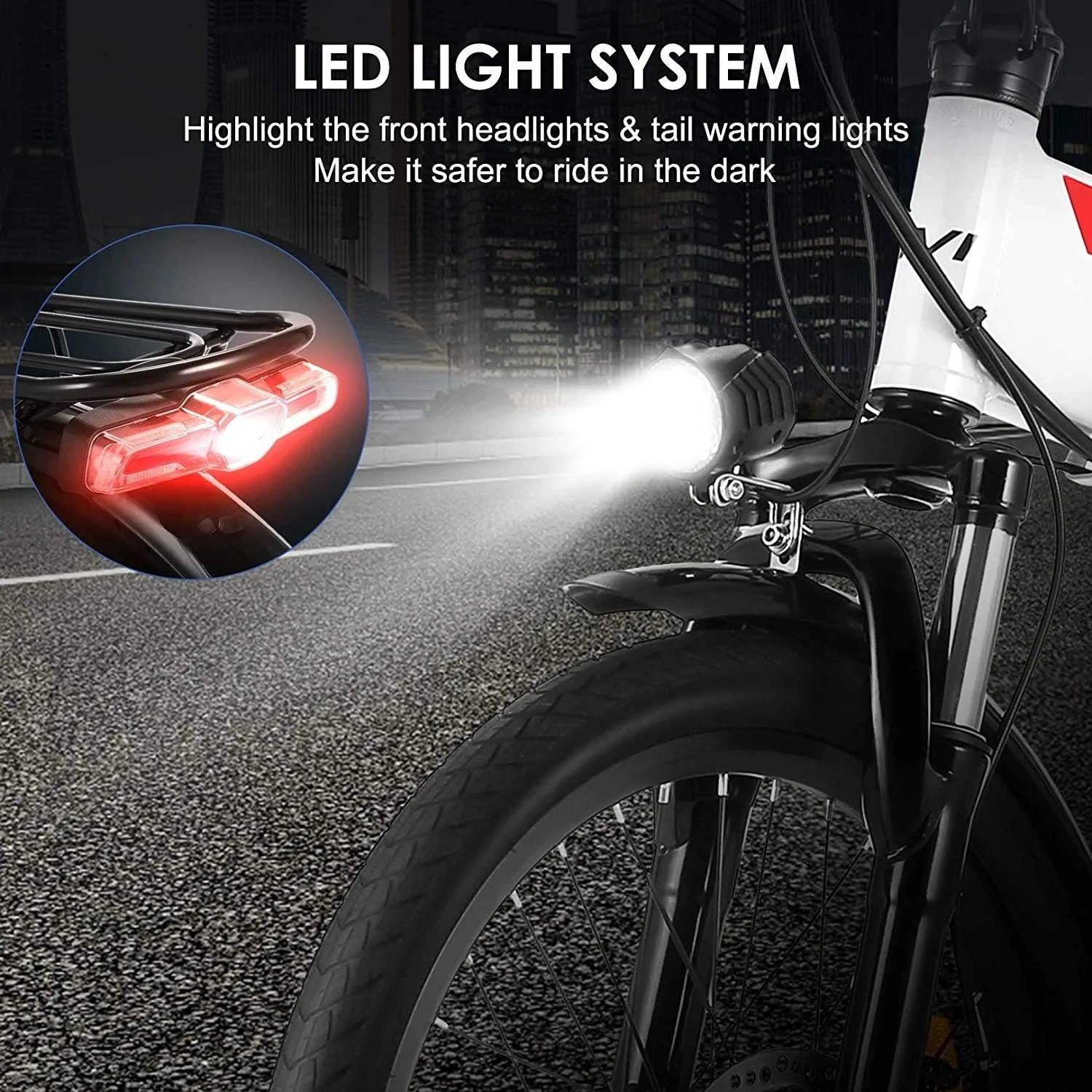 VIVI FM20UL Electric Bike 2.4" Fat Tire Folding Electric Bike UL2849 Certified
