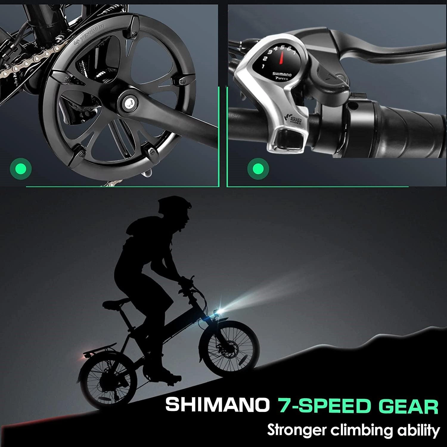 VIVI FM20UL Electric Bike 2.4" Fat Tire Folding Electric Bike UL2849 Certified